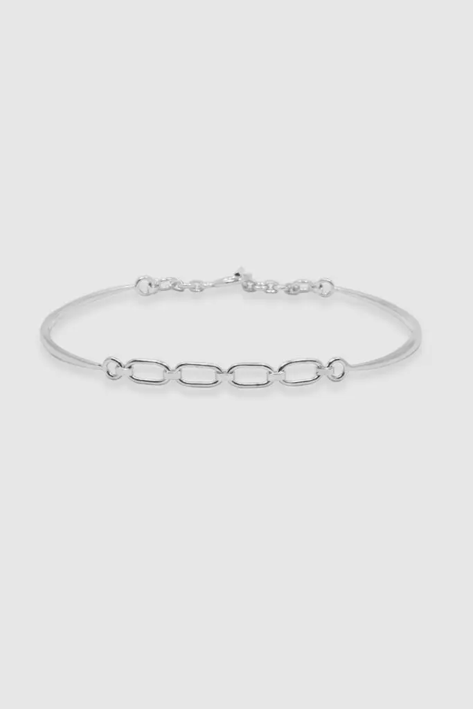 collier impactite en argent de réemploi