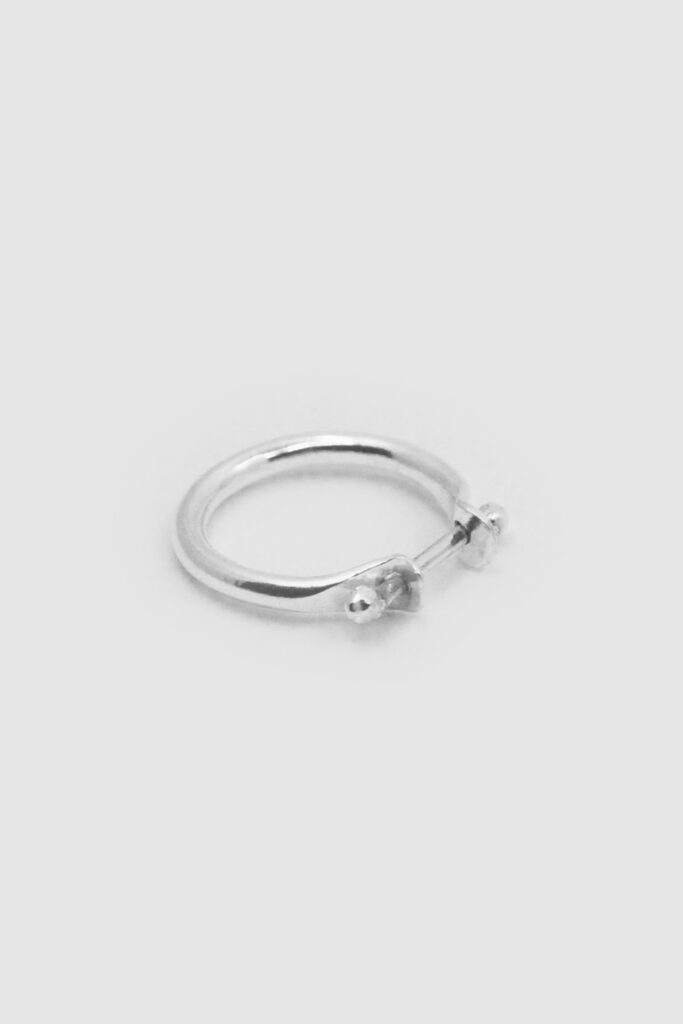 bague criollo, un anneau fin en argent upcyclé