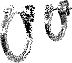 créoles criollo en argent upcyclé